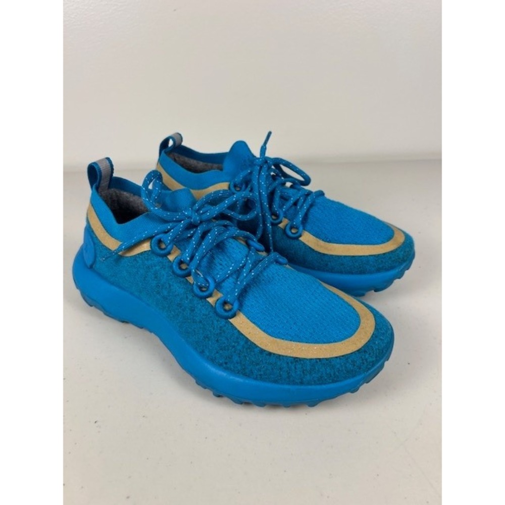 Allbirds Trail Runner SW Turquoise Blue Merino Wool Hiking Sneakers Womens 8 TRS